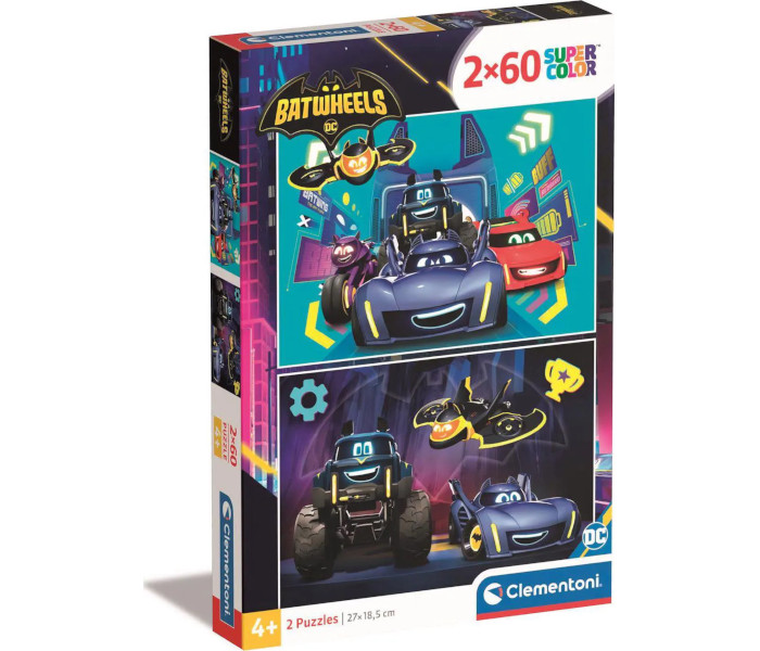 Igračka Clementoni puzle 2x60 batwheels