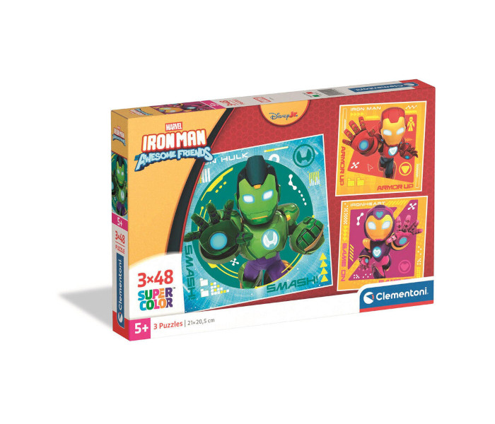 Igračka Clementoni puzle 3x48 Iron man