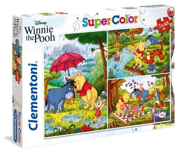 Puzzle 3 x 48 winnie the pooh