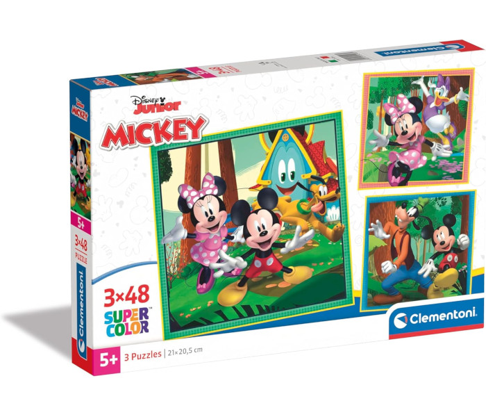 Igračka Clementoni puzle 3x48 Mickey and friends