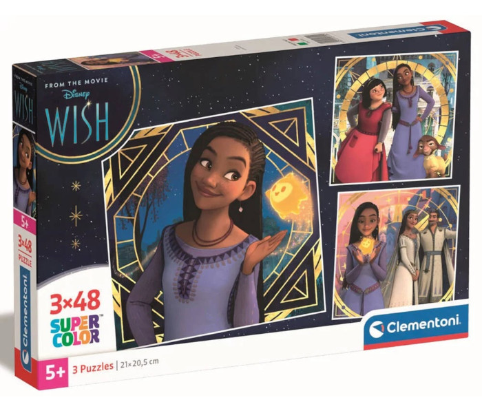 Igračka Clementoni puzle 3x48 Square Disney wish