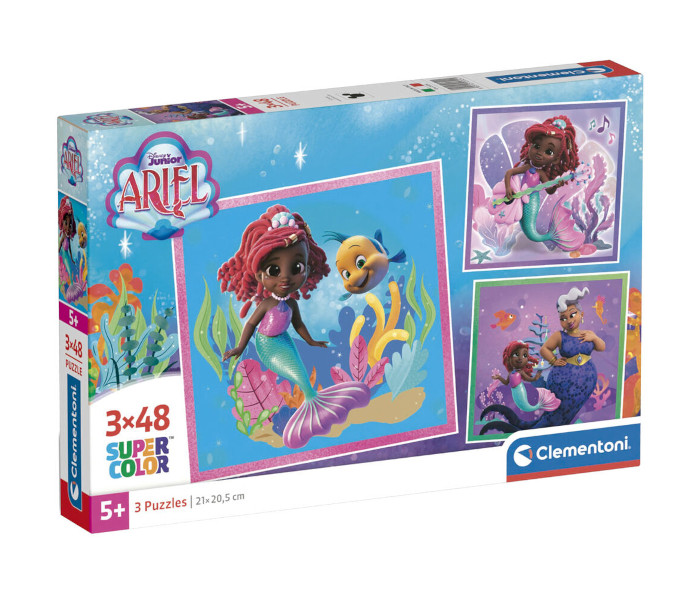 Igračka puzle Clementoni 3x48 Disney Ariel
