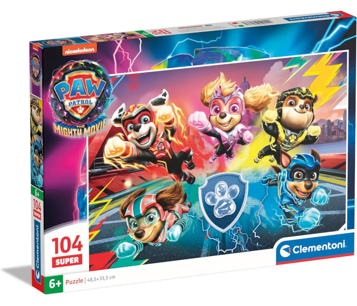 Igračka Clementoni puzle 104 kom. Paw Patrol- the mighty movie