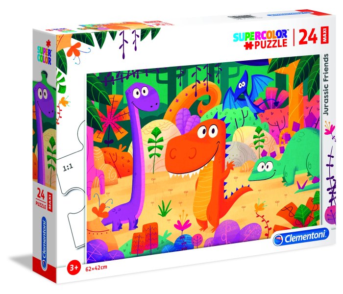 Puzle 24 maxi jurassic friends