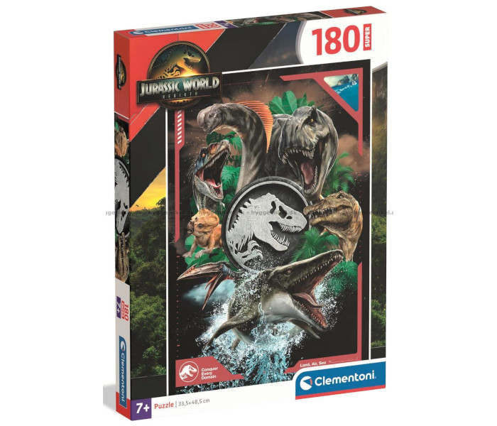 Igračka Clementoni puzle 180 kom. Jurassic world