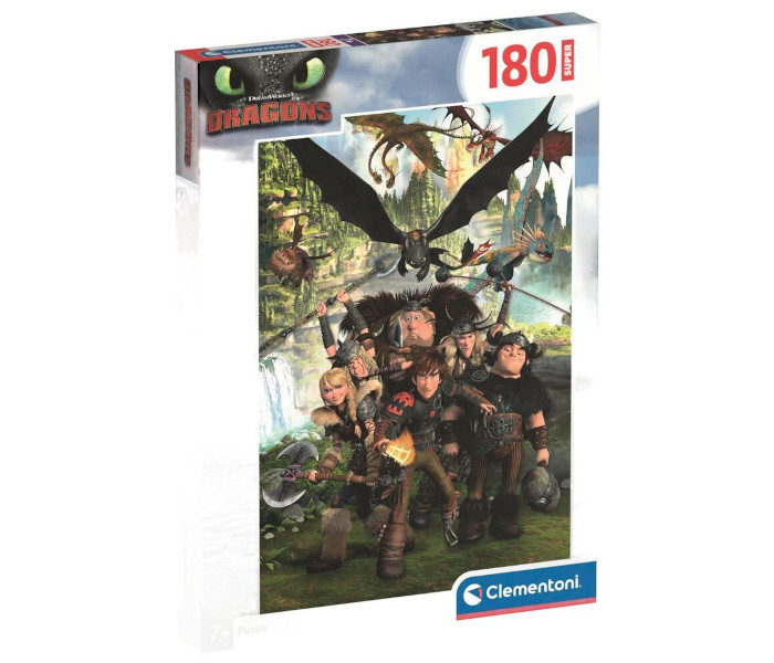 Igračka Clementoni puzle 180 kom. dragon trainer