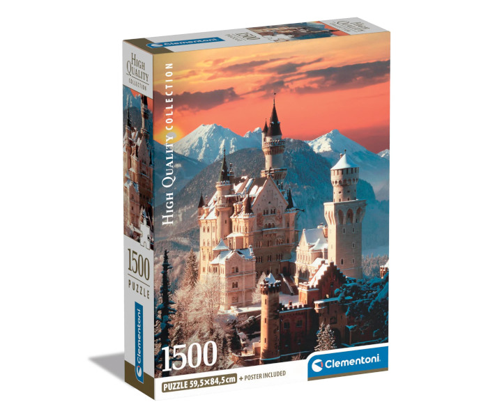 Igračka Clementoni puzle 1500 kom., Neuschwanstein