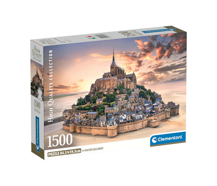 Igračka Clementoni puzle 1500 kom. The Mont Saint-Michel Risin
