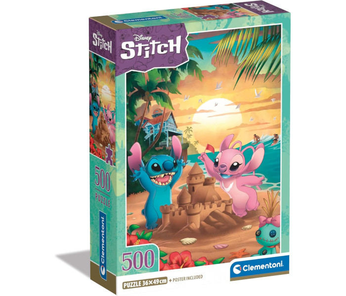 Igračka Clementoni puzle 500 kom. Disney Stitch
