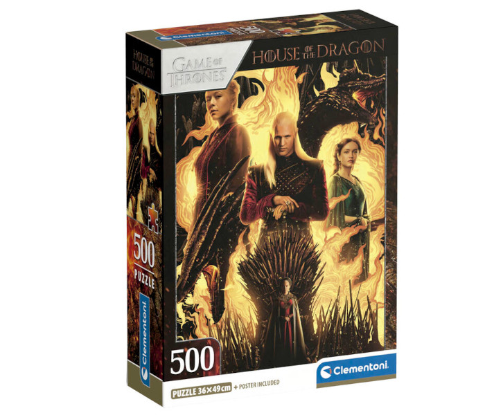 Igračka Clementoni puzle 1500 kom., House of dragon