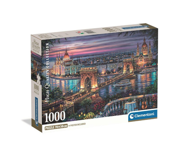 Igračka Clementoni puzle 1000 kom., HQC lights of the Danube