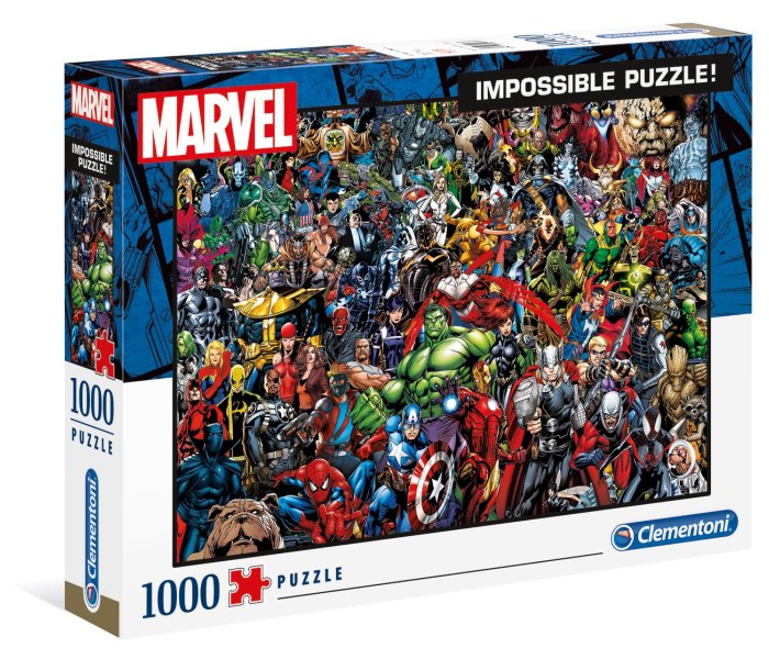 Igračka Clementoni puzle 1000 kom., Impossible Marvel