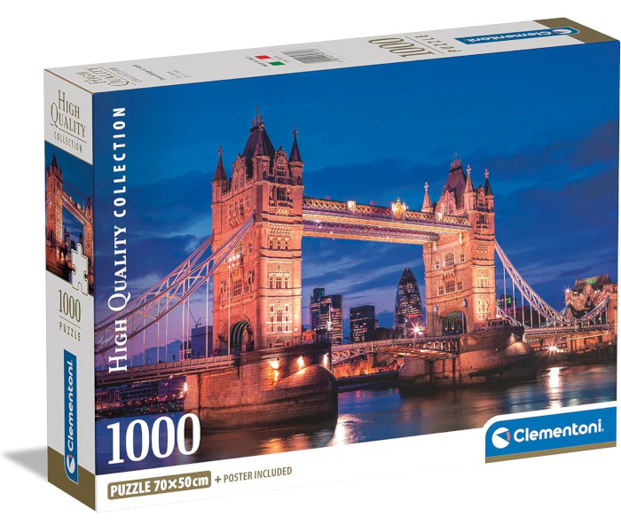 Igračka Clementoni puzle 1000 kom. Tower Bridge at night