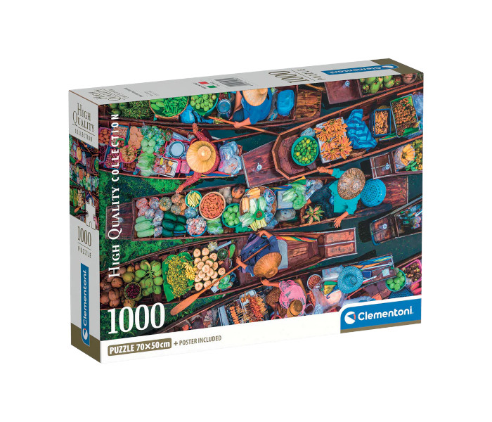 Igračka Clementoni puzle 1000 kom. Thai floating market