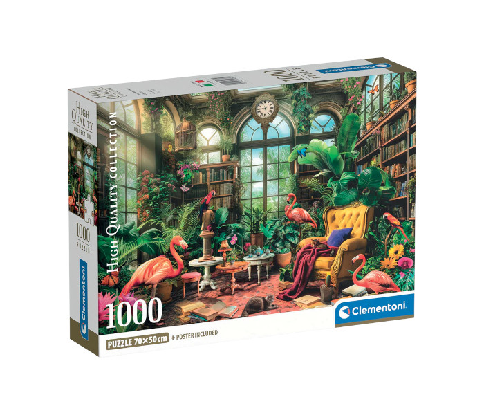 Igračka Clementoni puzle 1000 kom. The Greenhouse Library