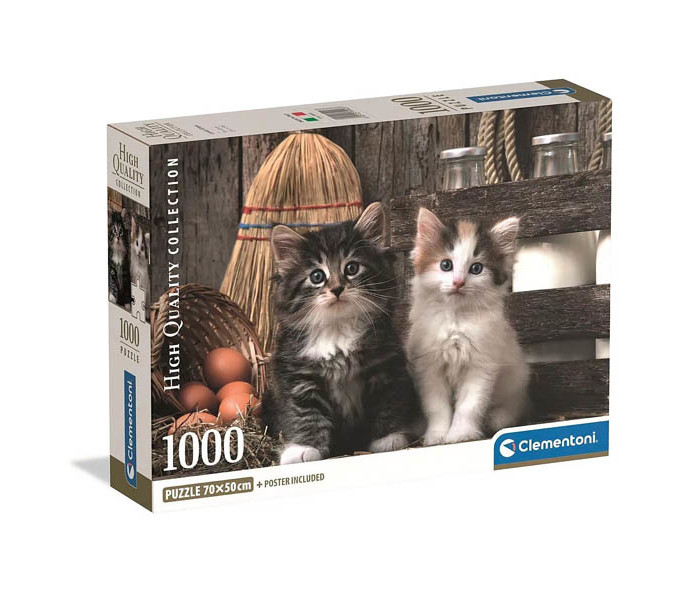 Igračka Clementoni puzle 1000 kom., mačkice
