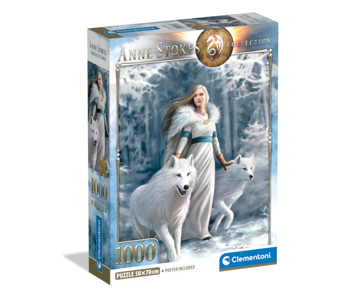 Igračka Clementoni puzle 1000 kom., Anne Stokes winter guardians