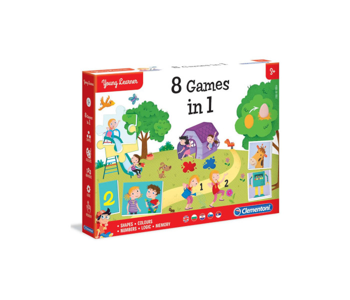 Igracka Clementoni drustvena igra 8 u 1