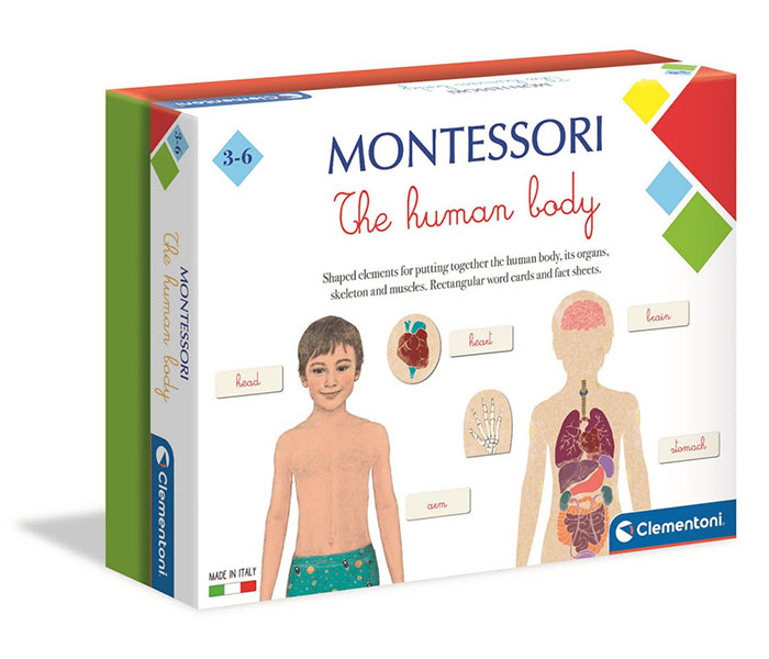 Igračka  Clementoni Montessori djelovi tijela, edukativna