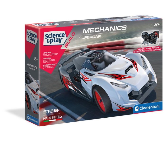 Igračka Clementoni science, Mehanička laboratorija,auto trkačko