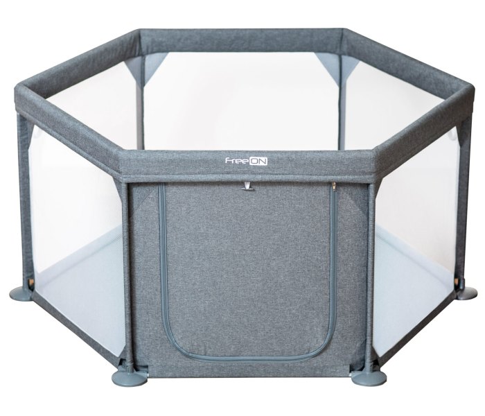 Ogradica za igru FreeOn Hexagon grey melange