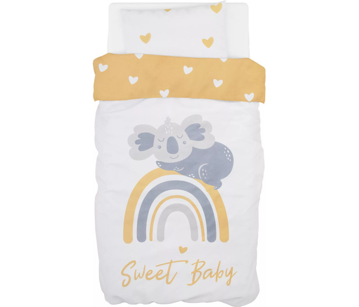 Posteljina sa ogradicom  Bubaba Yellow heart