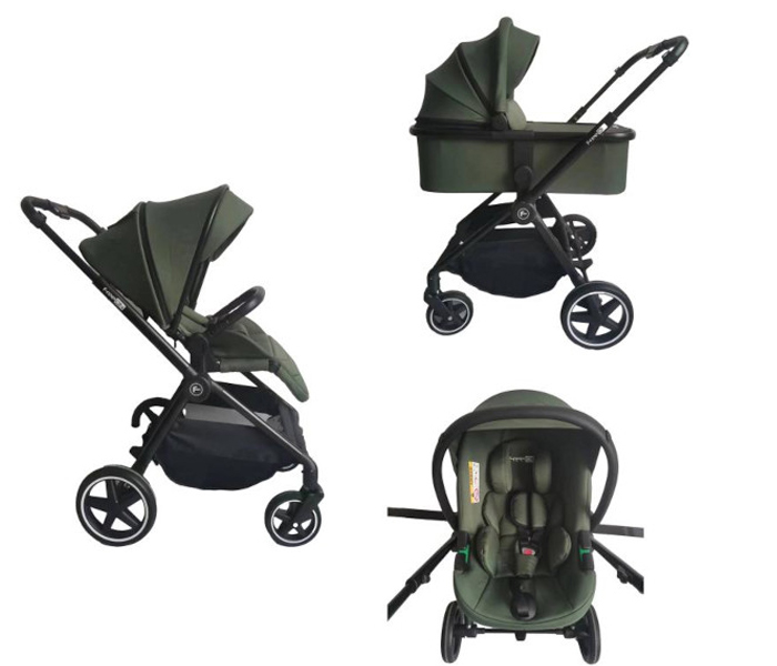 Kolica Freeon Zack 3u1 olive green