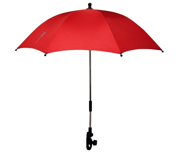 Suncobran za kolica crveni