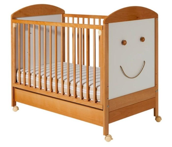 Krevet smile natur bijeli fioka