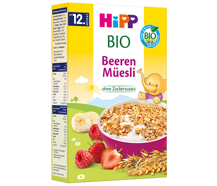 Bio musli za djecu sa bananom i šumskim vocem 200gr