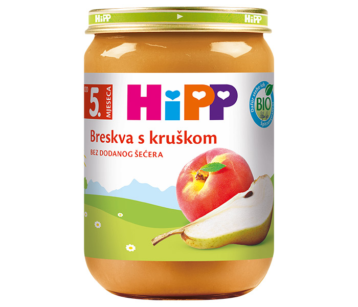 Kašica voćna - breskva sa kruskom 190gr