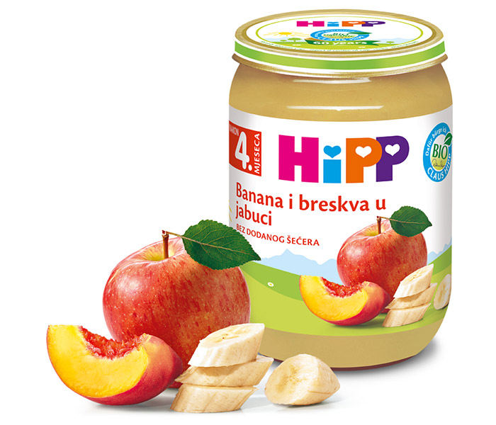 Kašica voćna - banana/breskva u jabuci 190g