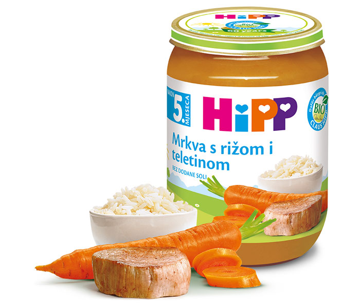 Kašica mesna -riža/šargarepa i teletina 190g