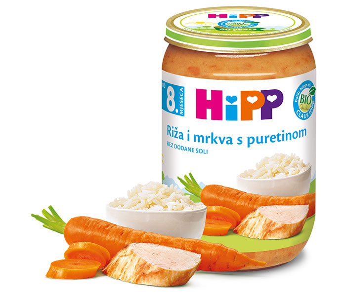 Kašica mesna-ćuretina sa rižom i mrkvom 220g