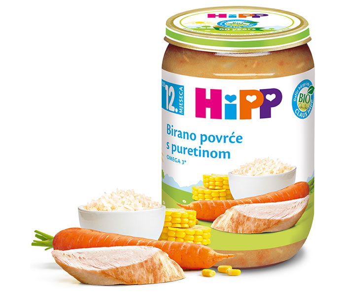 Kašica mesna-ćuretina birano povrće  220g