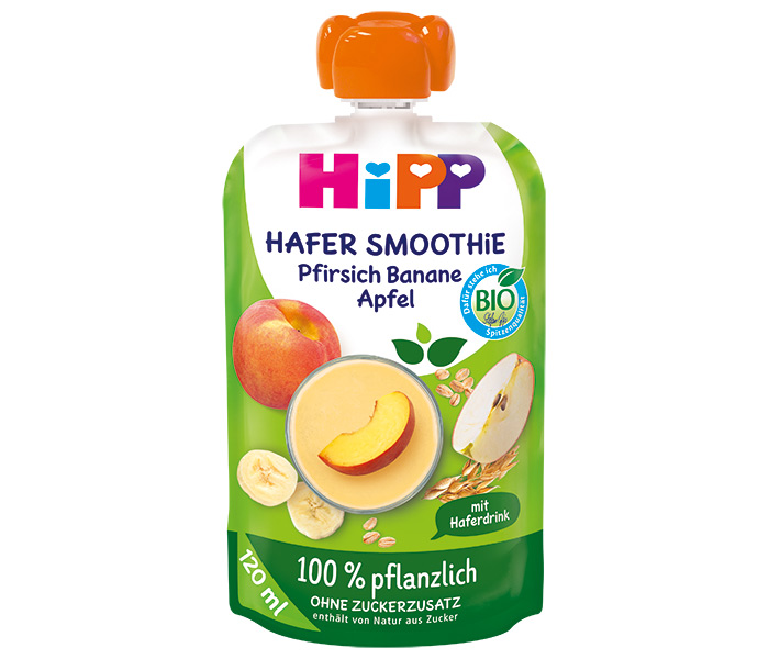 Voće u tubi - smoothie jabuka,banana,breskva sa ovsenim napitkom120ml