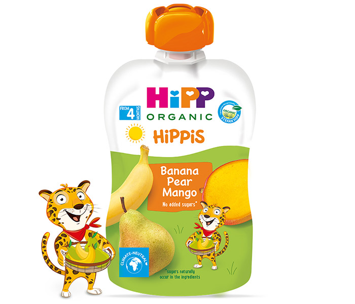 Voće u tubi-banana,kruška,mango 100g 4mj