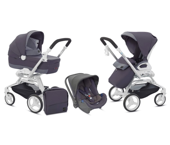 Set modular za kolica quad grey