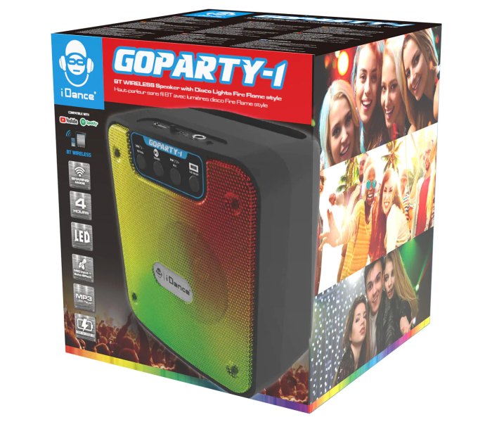 IDance zvučnik, sa led svijetlom