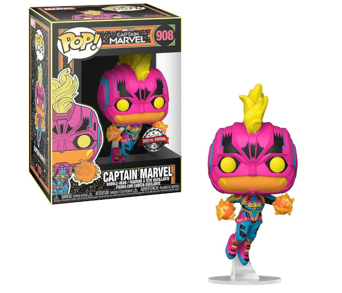 Igračka Funko POP Marvel: Captain Marvel Blacklight