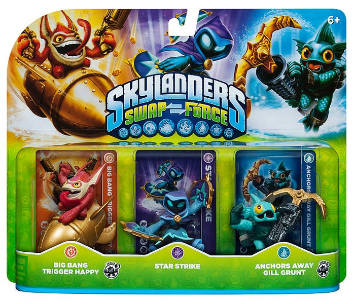 Skylanders - swap force triple pack
