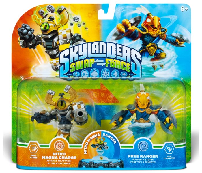 Skylanders swap force double pack 1 (nitro magna charge+free ranger)