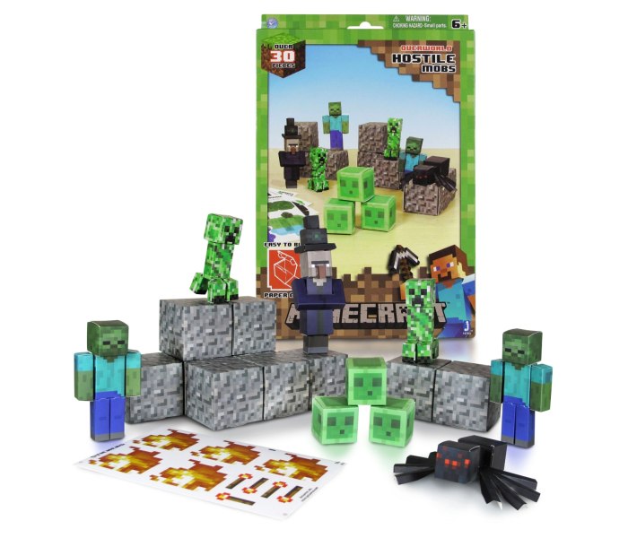 Minecraft  set za pravljenje od papira hostile mobs
