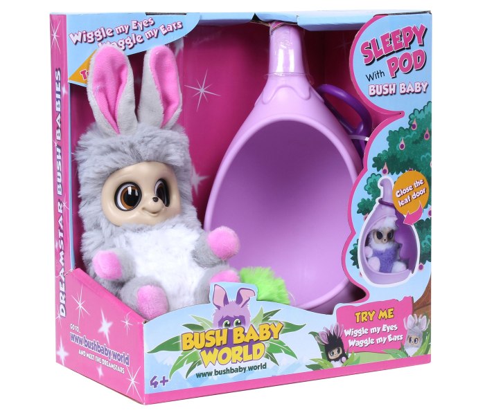 Bush baby svet sleepy pod plis asst