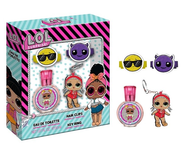 Toaletna voda Lol 30ml.+ privezak+dodatak za kosu