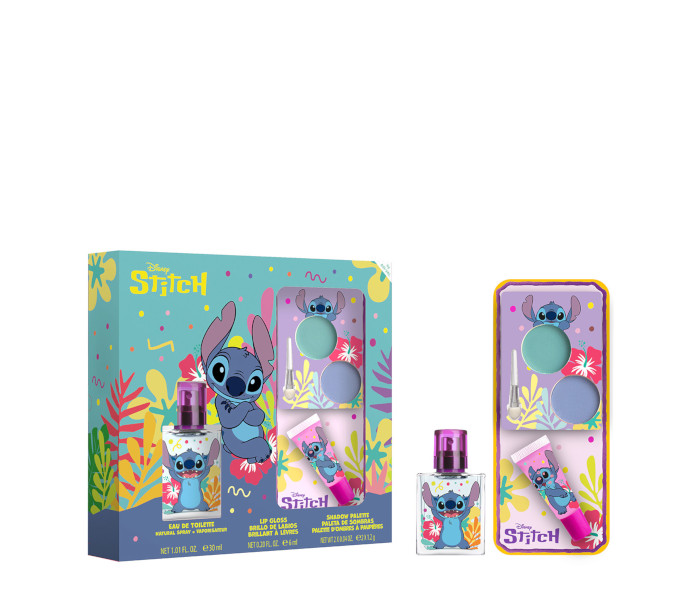 Toaletna voda Stitch edt 30ml.+ sjaj za usne + sjenka za oči