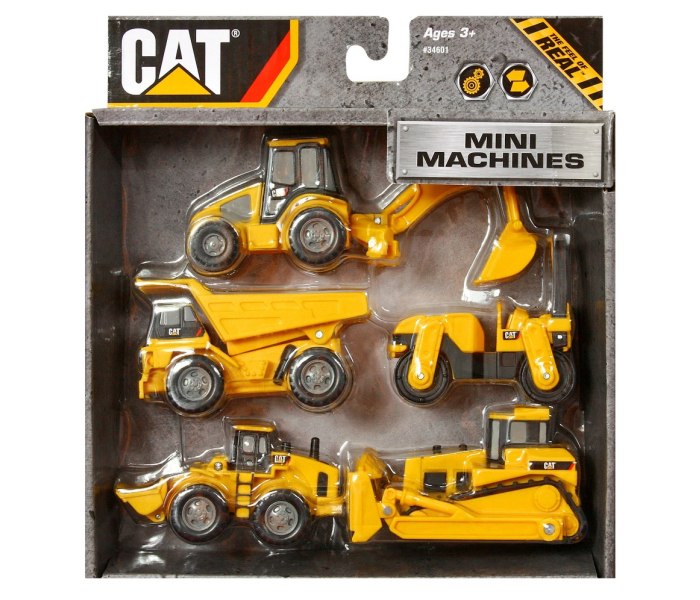 Cat mini gradjevinska masina 7cm, 5kom