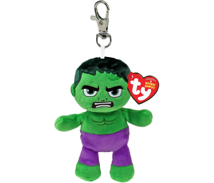Igračka privezak Ty Pliš Hulk 8,5cm.