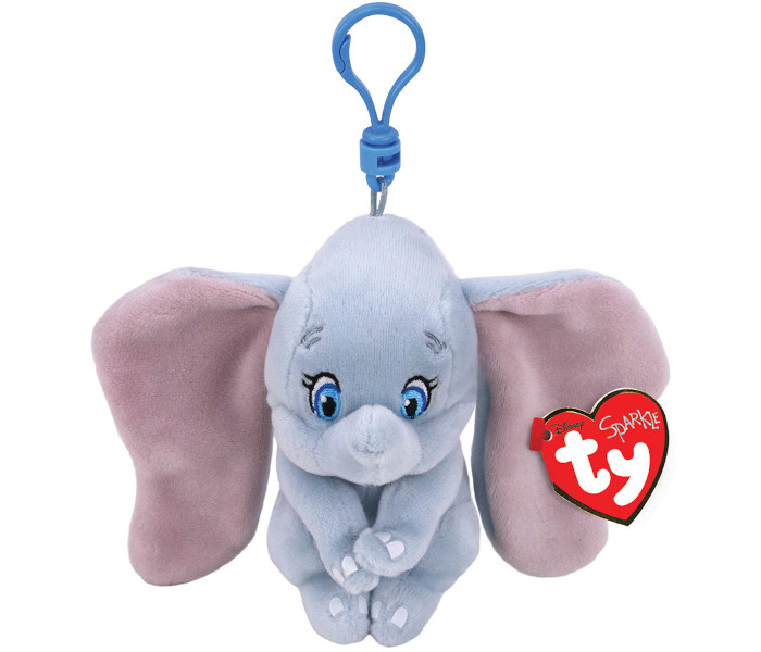 Igračka privezak Ty Pliš slon 8.5cm., clip