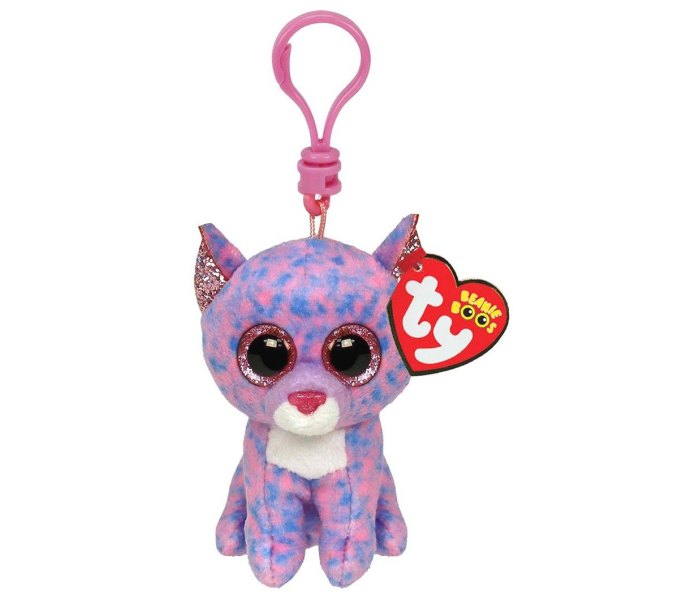 Igračka privezak Ty Pliš mačka, clip